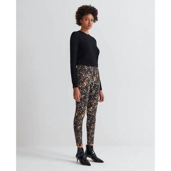 NEW AG JEANS farrah camo print high rise skinny jeans in multicolor - Picture 3 of 3